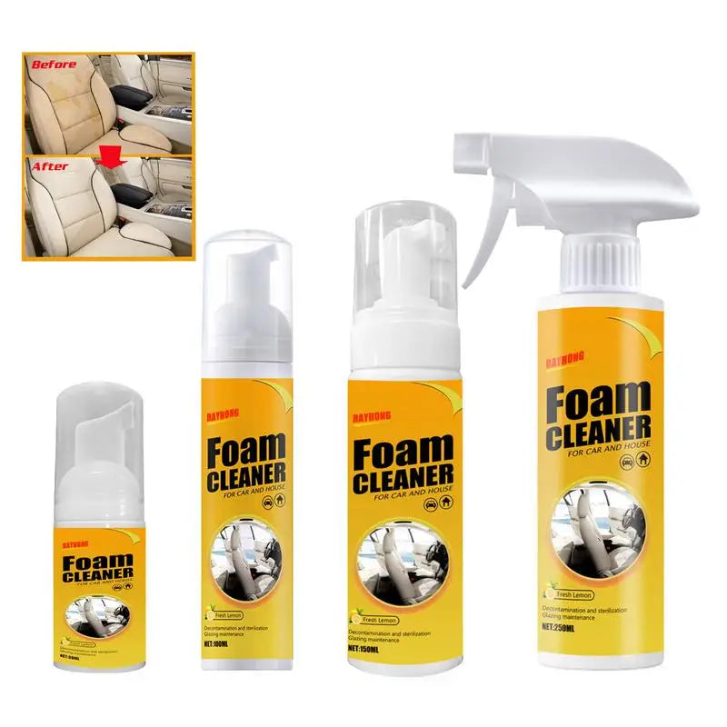 All round Master Multi-Purpose Foam Cleaner Spray for Car Interior, Seats, Leather - Magic Cleaning - 30/100/150Ml
